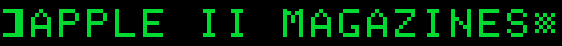 Apple II Magazines