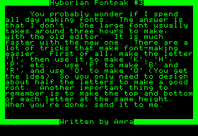 Hyborian Fontpak
