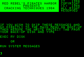 Cracking Techniques 1984