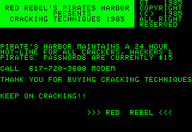 Cracking Techniques 1985