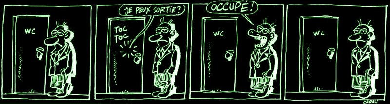 WC occupe