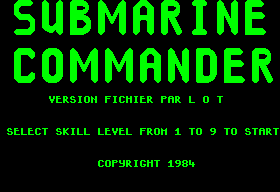 Submarine Commander