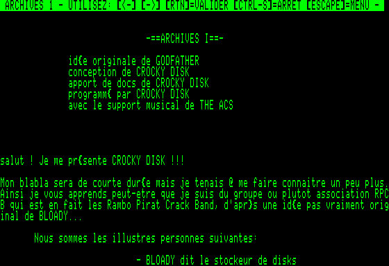Ecran Archives 1