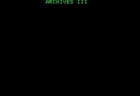 Ecran Archives 3