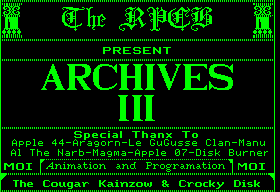 Ecran Archives 3