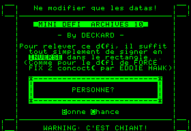 Ecran Archives 10