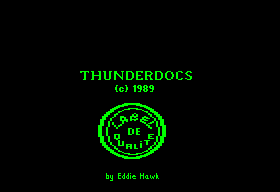 Ecran Thunderdocs
