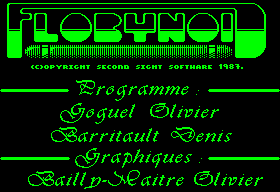 Ecran Flobynoid Demo