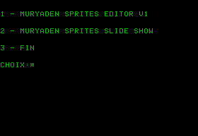 Menu M2_Tools.dsk