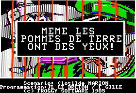 Meme les pommes de terre ont des yeux