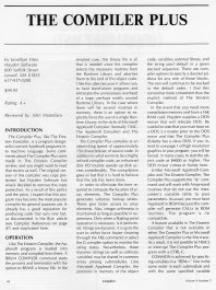 BASIC Compilers