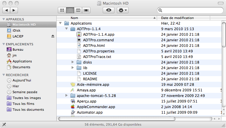 ADTPro dans Applications