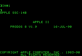 Bootstrapping apple II