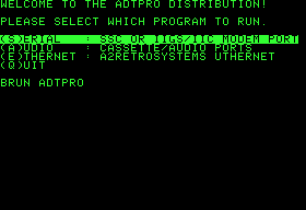 Utilisation client ADTPro