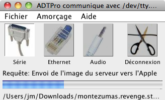 Transfert imac vers Apple II