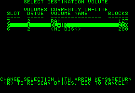 Transfert imac vers Apple II