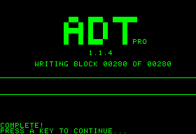 Transfert imac vers Apple II