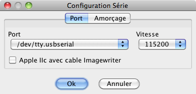 Transfert Apple II vers imac
