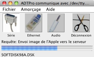 Transfert Apple II vers imac