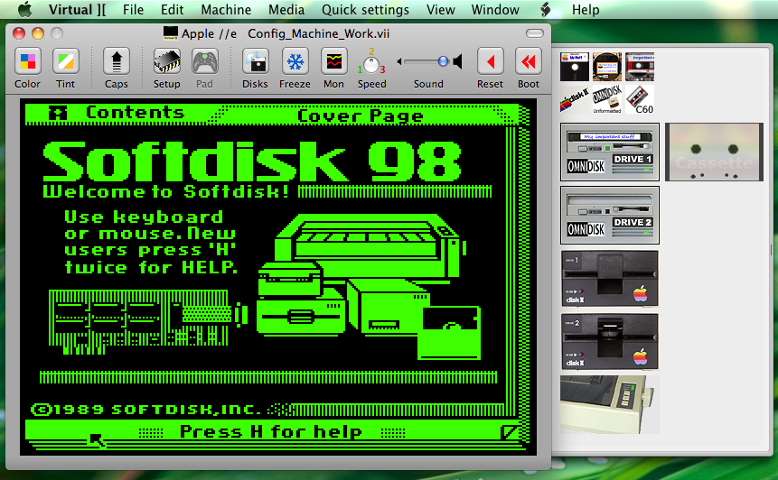 Transfert Apple II vers imac