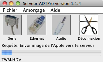 Transfert HDD Apple II vers imac