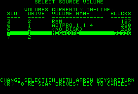 Transfert HDD Apple II vers imac