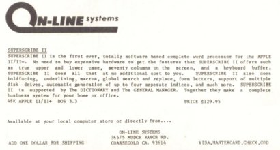 SuperScribe II