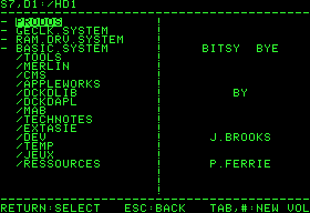Bitsy Bye screen