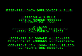 EDD screen