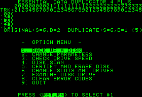 EDD 4.2 screen