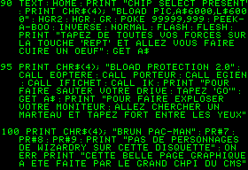 Ecran Fboot ProDOS