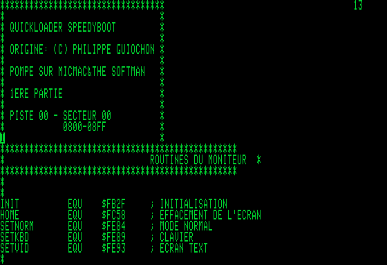 Ecran Fast Boot