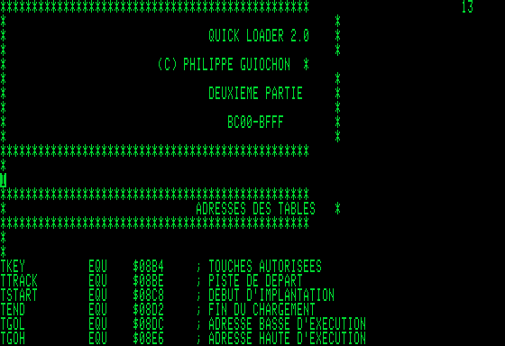 Ecran Fast Boot