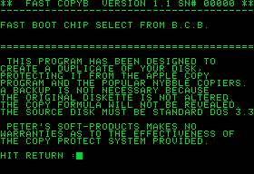 Ecran Fast Boot