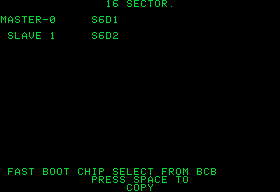 Ecran Fast Boot