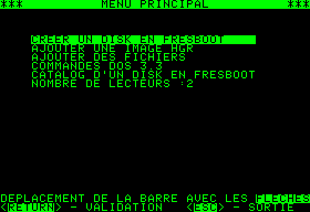 Ecran Fast Boot