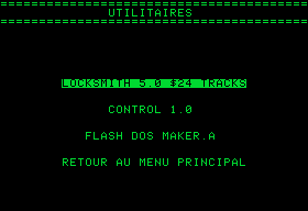 Ecran Flash DOS