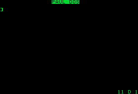 Paul-DOS