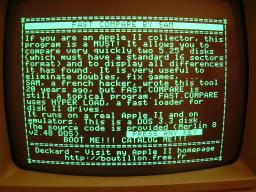 Running on a real Apple II Platinum