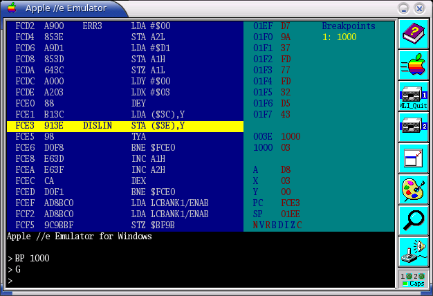 Search with Debug
