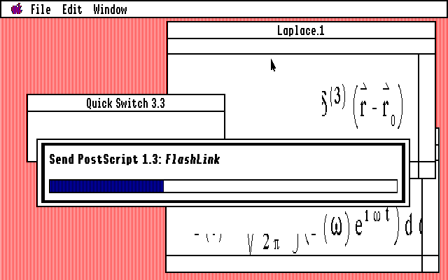 Send PostScript GS
