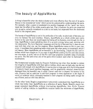Beauty of AppleWorks