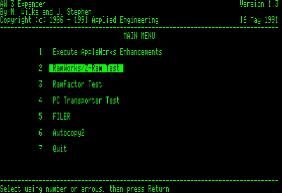 AppleWorks 3 Expander