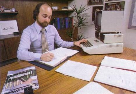 Apple II at work