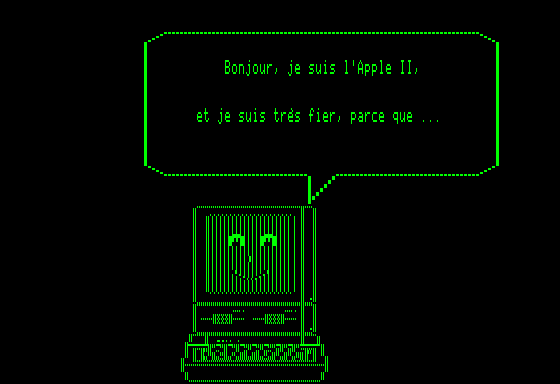 Screen: Apple II rolling demo