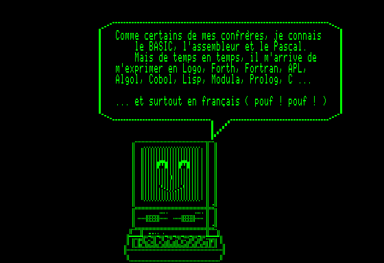 Screen: Apple II rolling demo