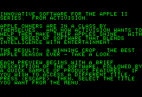Screen: Activision Show Disk