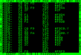 VFAT Explorer : screen and menu layout demo